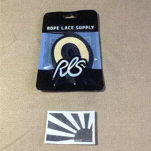 Rope Lace Supply Flat Union Cream to Black 72 inch